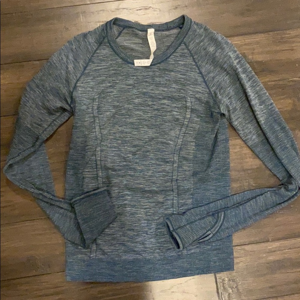 Lululemon Swiftly Long Sleeve green  size 10